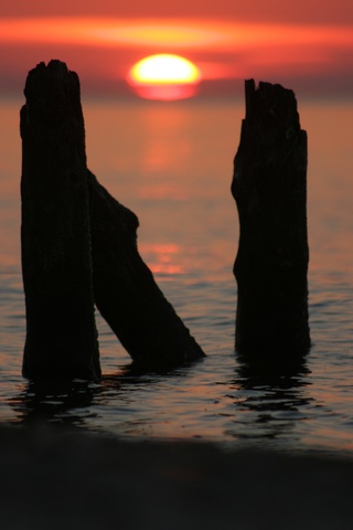 Sonnenuntergang an der Ostsee