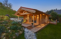 Chalet Blockhaus Bergheimat Chalet Bergheimat Außenansicht