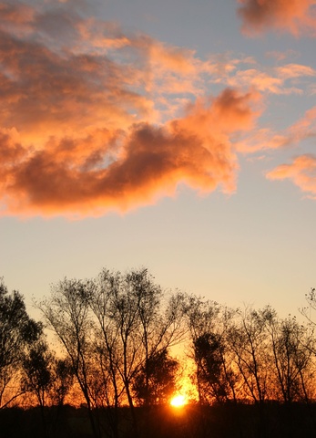 Sonnenaufgang in Steinbeck