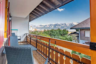 Fewo Alpsee Balkon mit Bergblick